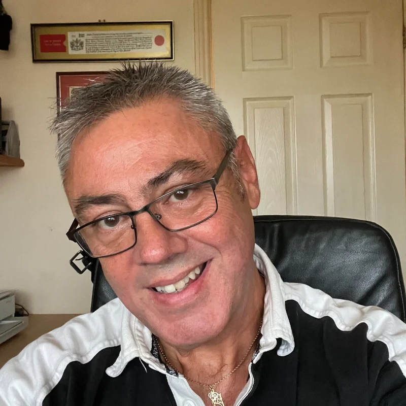 Mark McNeece, founder of 365i Web Design, in his office