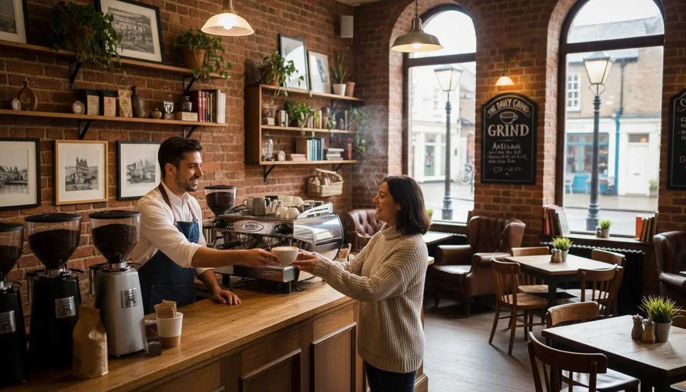 Cafés - professional web design services UK