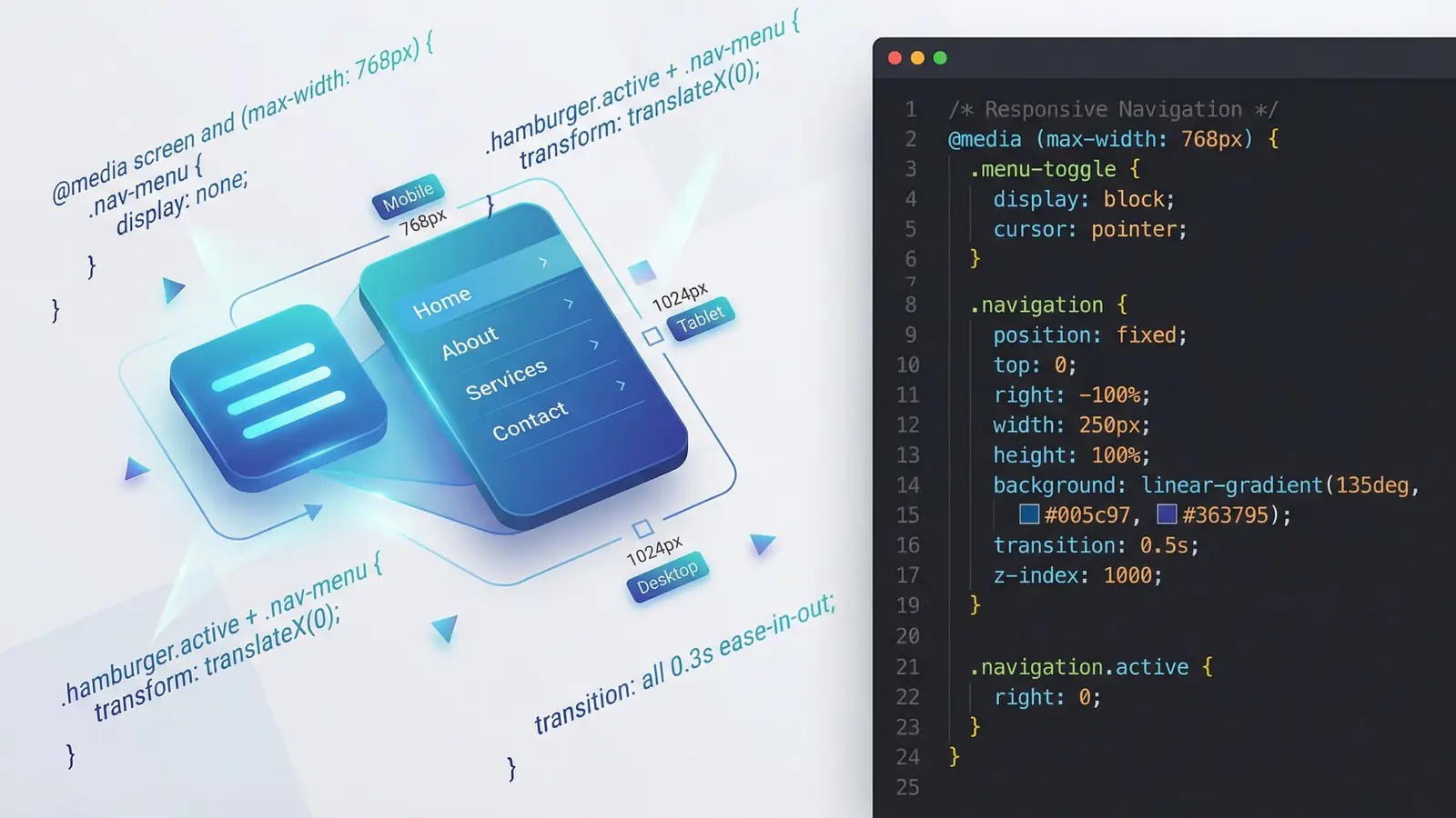 WordPress Navigation Block: Custom Breakpoint CSS Fix That Actually Works