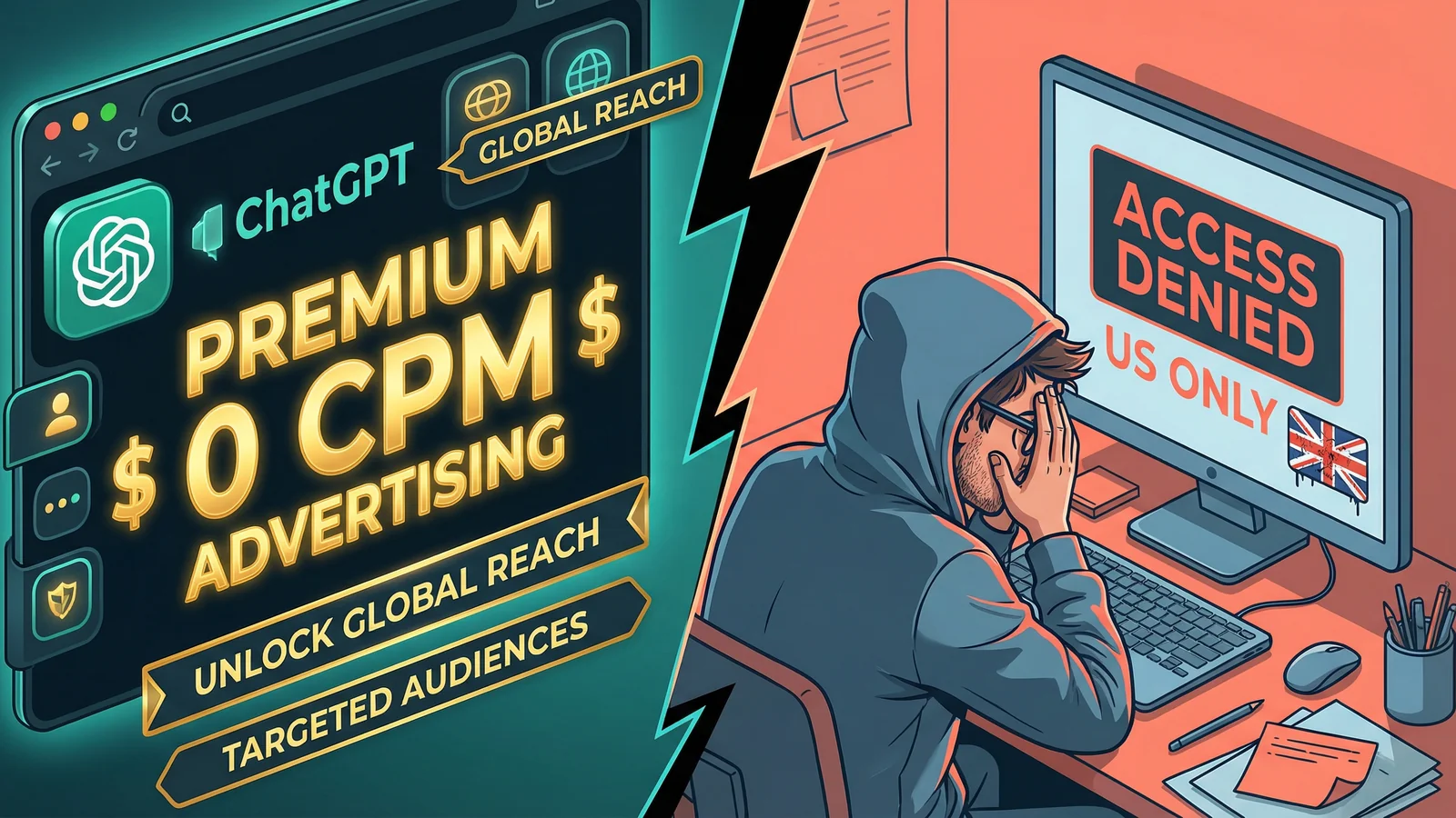 ChatGPT Ads Go Live This Week at $60 CPM, and UK Small Businesses Can't Buy In